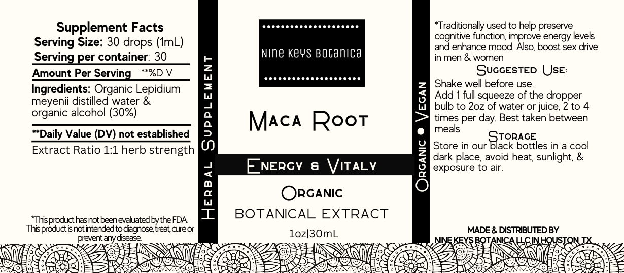Organic Maca Root Extract