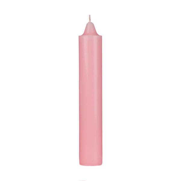 Pink Jumbo Candle, 9''
