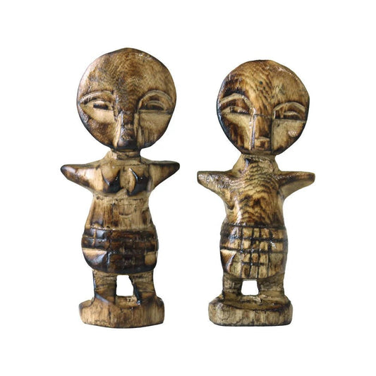 Wood Burn Fertility Idols Set