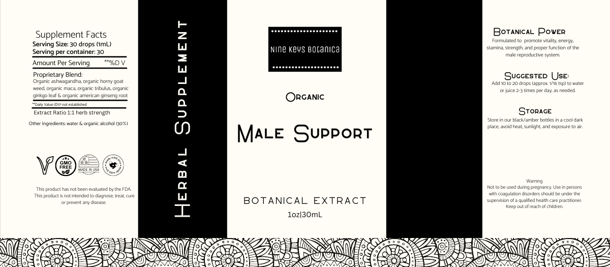 Male  Support Herb, Organic Herb Extract