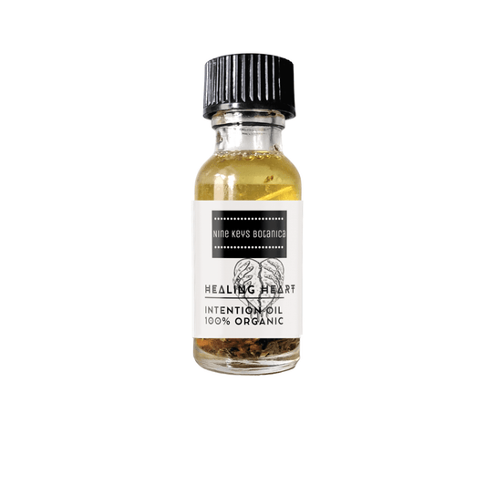 Healing Heart Oil- Organic,  Nine Keys Botanica