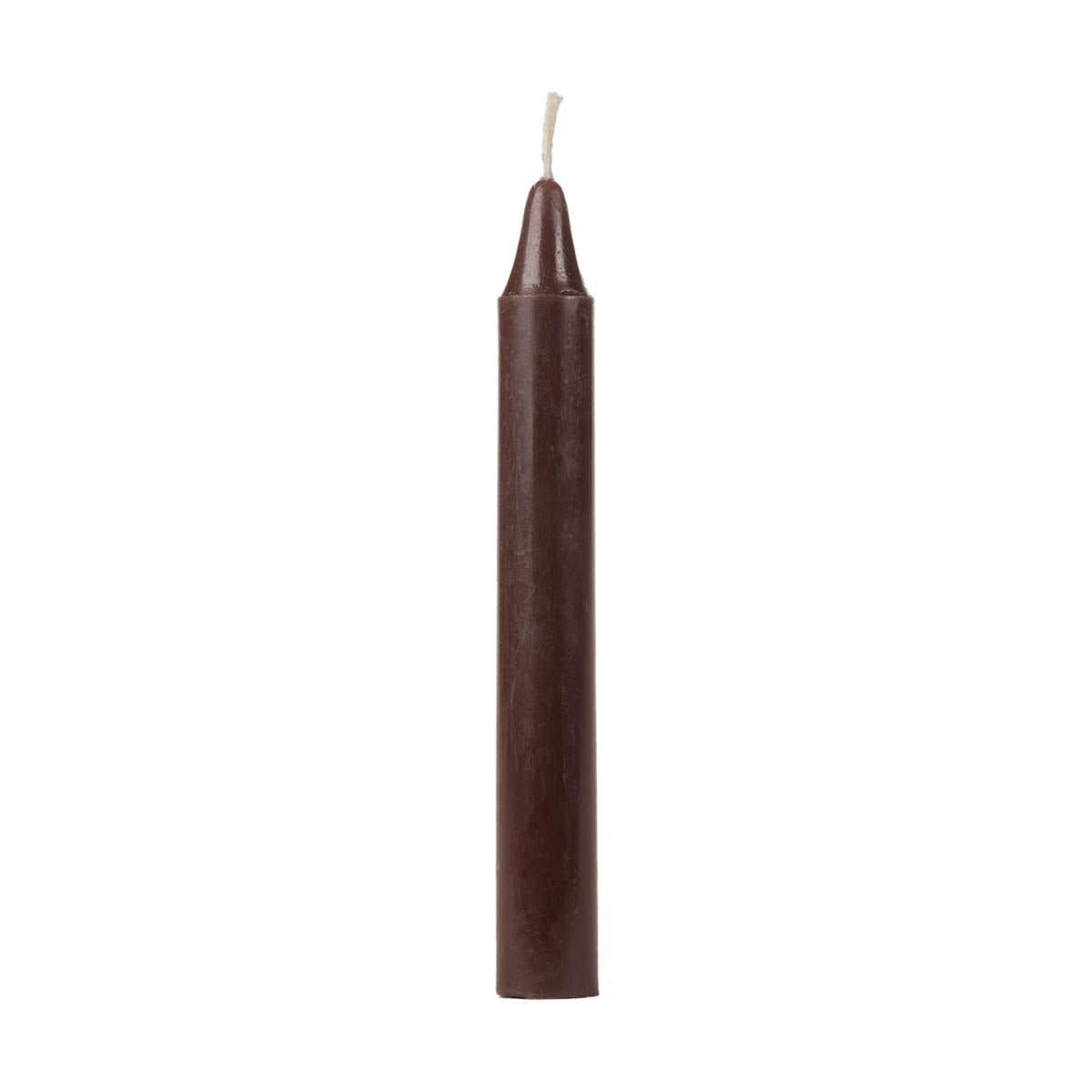 Brown Taper Candle, 6''