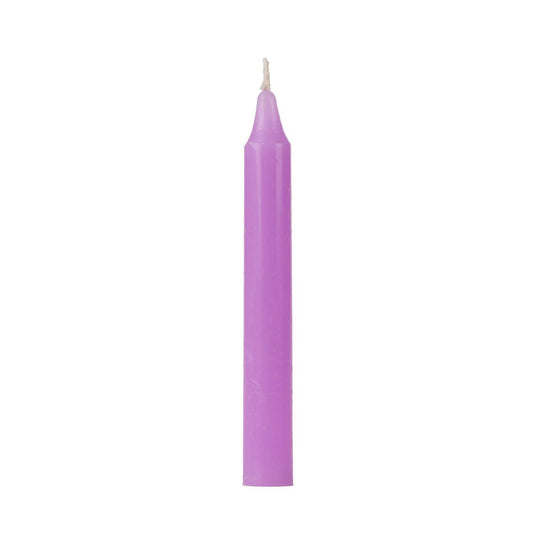 Lavender Chime Candle, 4"