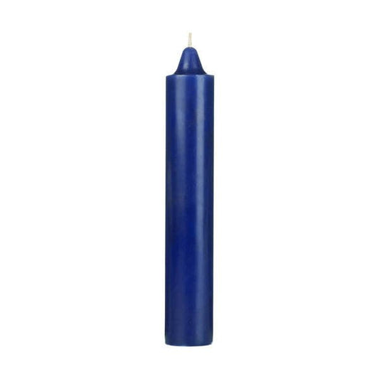 Blue Jumbo Candle, 9''