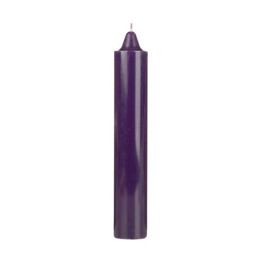 Purple Jumbo Candle, 9''