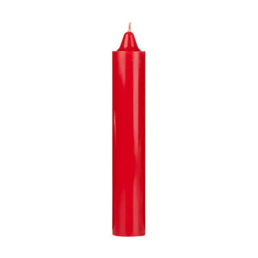 Red Jumbo Candle, 9''